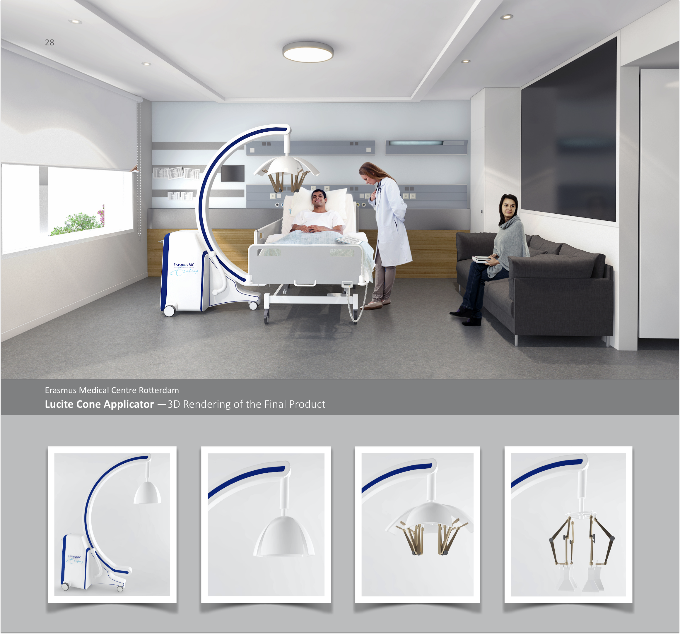 Lucite Cone Applicator —3D Rendering of the Final Product