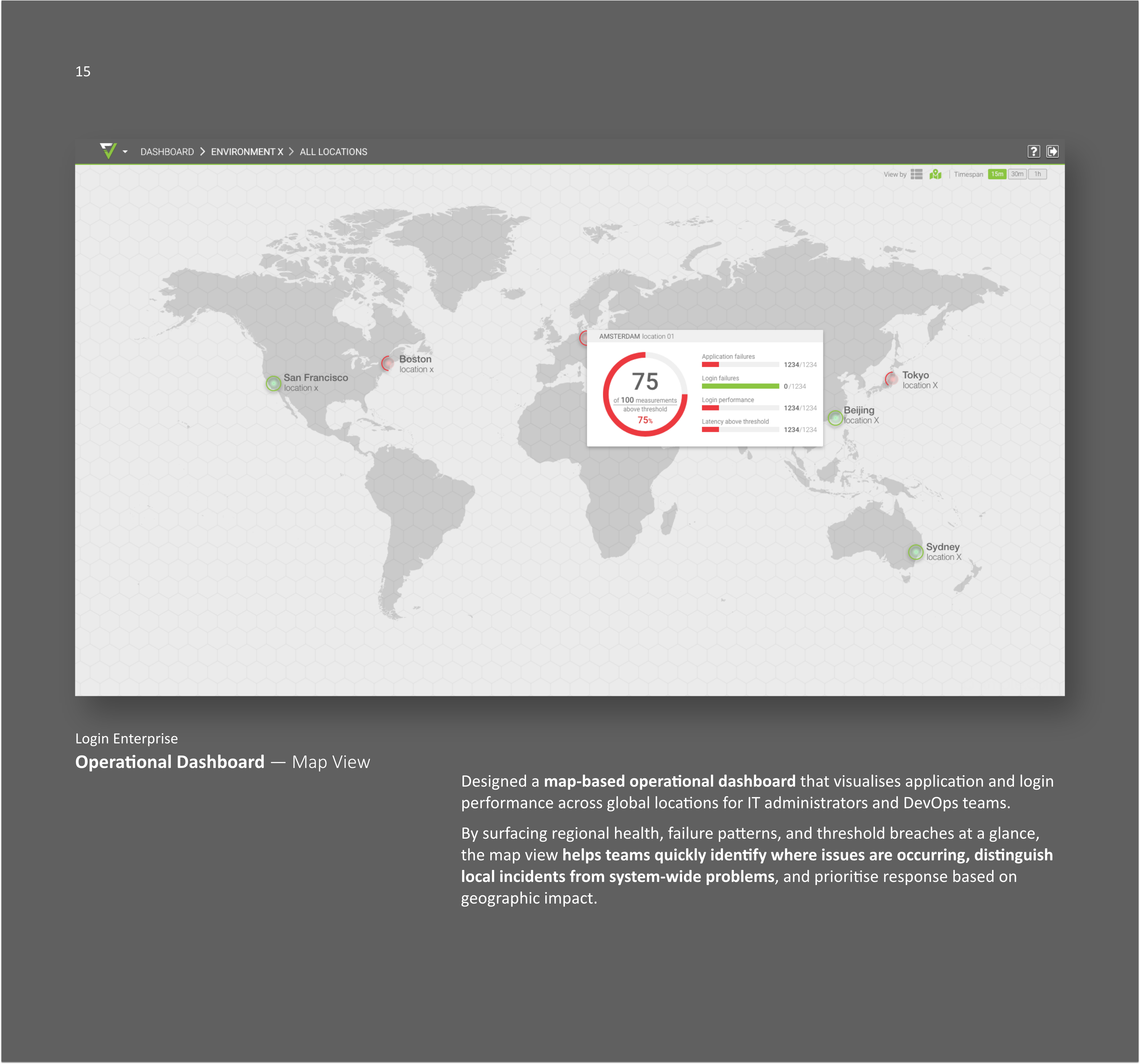 Operational Dashboard — Map View