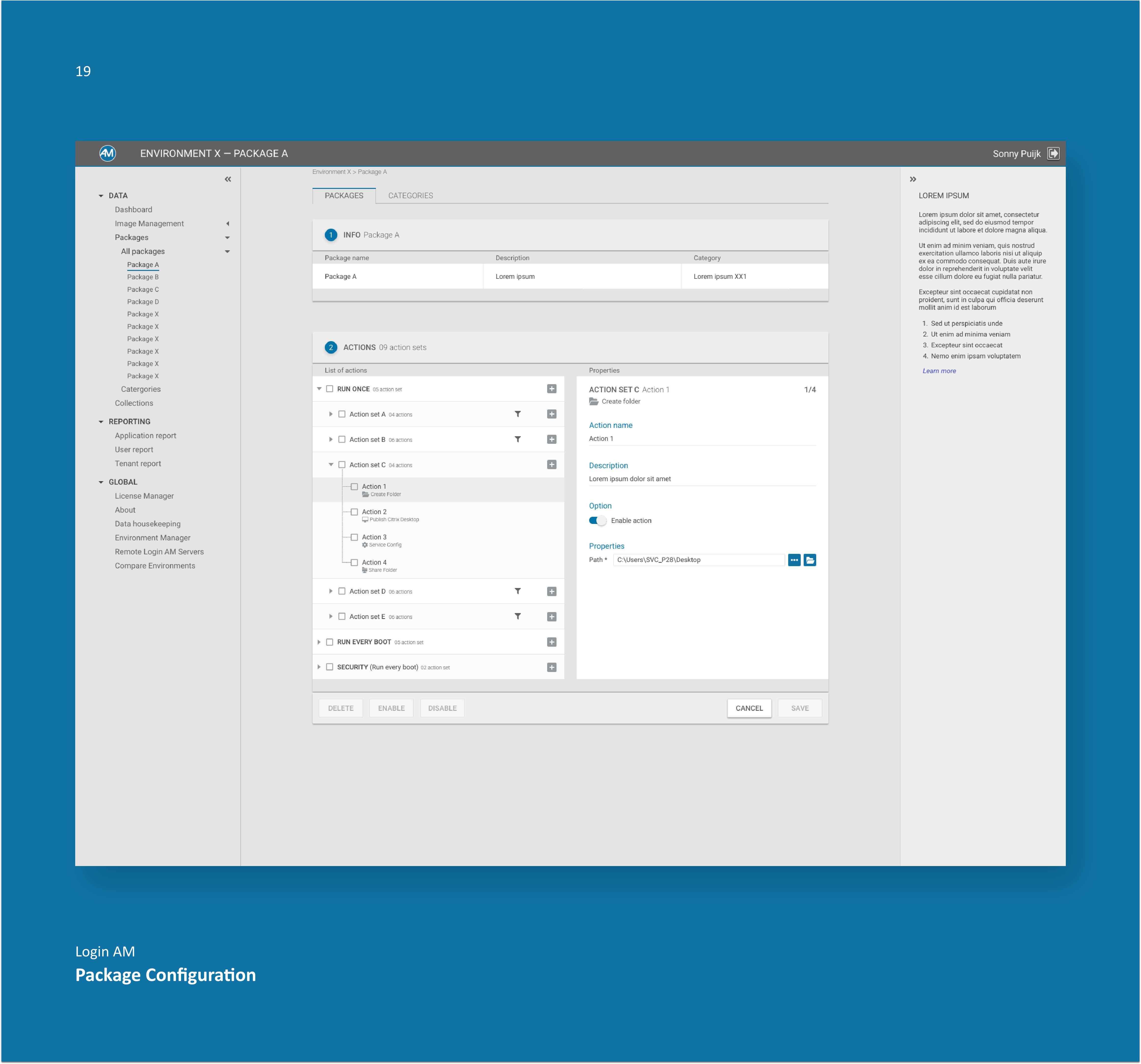 Package Configuration