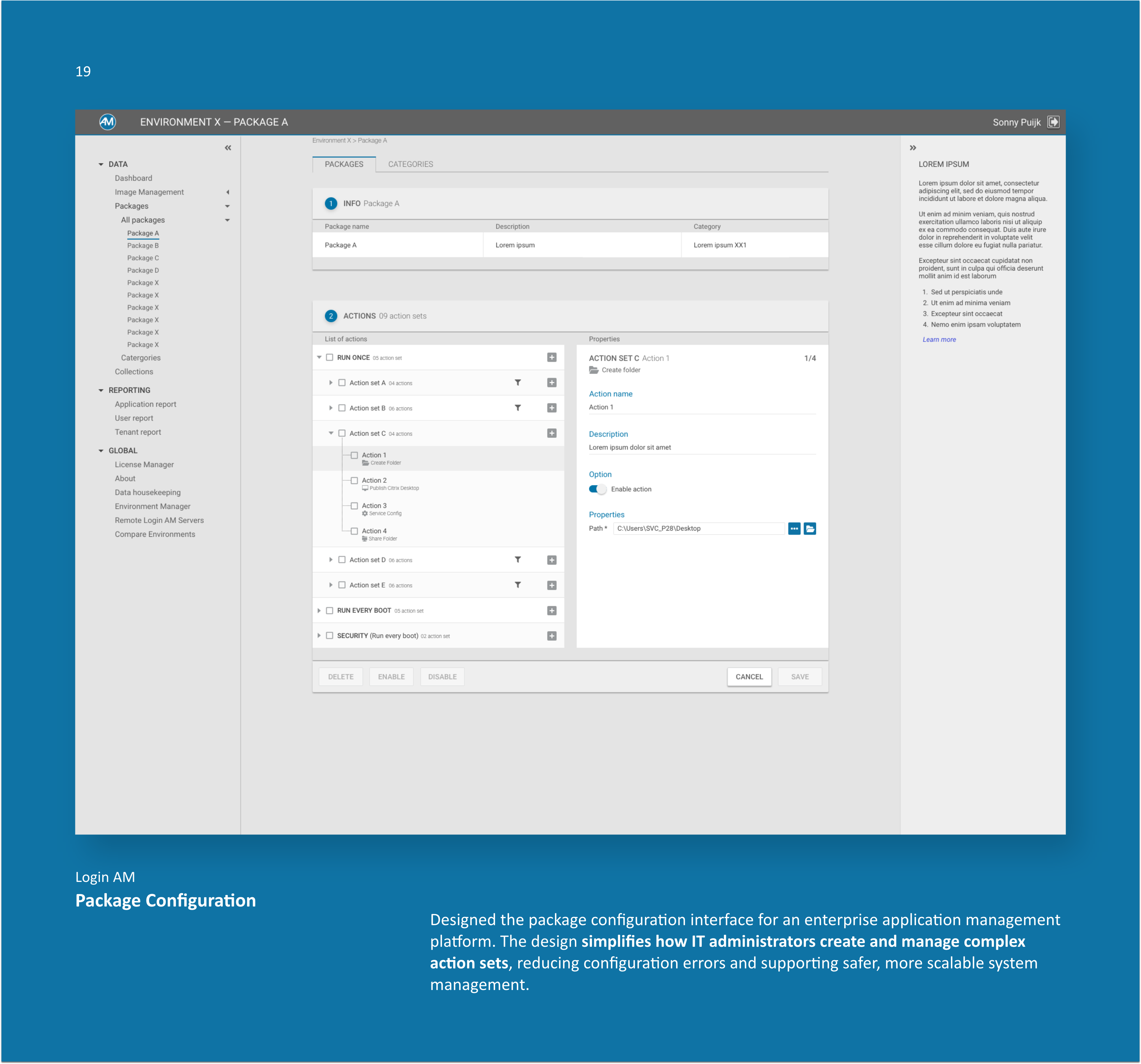Package Configuration