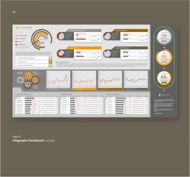 Infographic Dashboard Concept